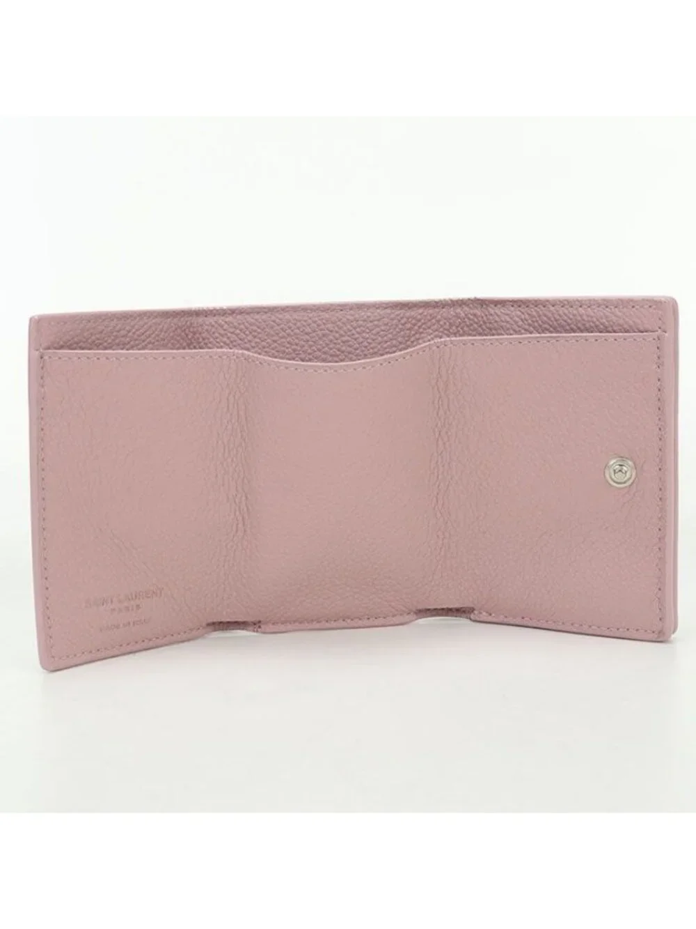 Saint Laurent Trifold Wallet Leather - Picture 3 of 10